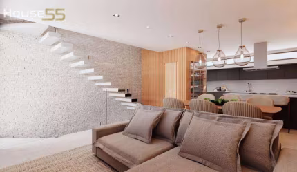 Casa com 3 dormitórios à venda, 187 m² por R$ 1.876.900,06 - Mercês - Curitiba/PR