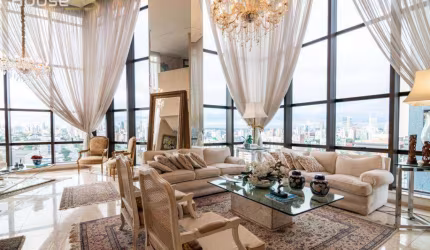 Apartamento Duplex com 4 dormitórios à venda, 412 m² por R$ 4.499.000,00 - Batel - Curitiba/PR
