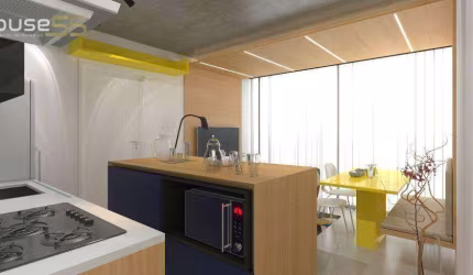 Studio com 1 dormitório à venda, 20 m² por R$ 239.900,00 - Cabral - Curitiba/PR