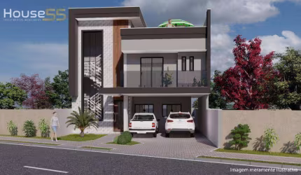 Sobrado com 4 dormitórios à venda, 180 m² por R$ 1.549.000,00 - Uberaba - Curitiba/PR