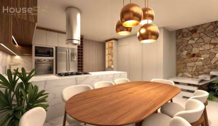 Casa com 3 dormitórios à venda, 176 m² por R$ 1.350.000,00 - Santa Cândida - Curitiba/PR