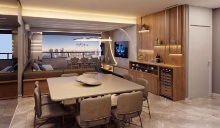3 suítes 2 vagas varanda gourmet em obras Passione Patriani