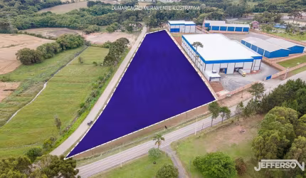 Terreno Industrial para Locação em Campo Largo, Salgadinho