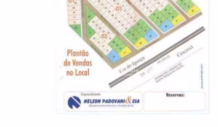Terreno à venda, 250 m² por R$ 100.000 - Jardim Padovani - Santa Tereza do Oeste/PR