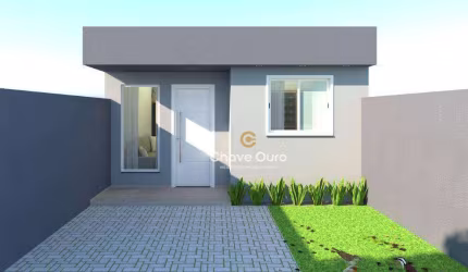 Casa com 2 quartos no Ecopark - MCMV na planta