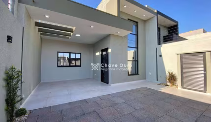 Casa com 1 suíte e 2 dormitórios à venda, 90 m² por R$ 593.000 - Tropical III - Cascavel/PR