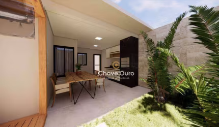 Casa com 2 suites + 1 quarto, à venda, 125 m² por R$ 830.000 - Neva - Cascavel/PR