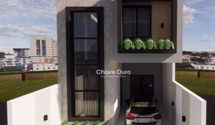 Sobrado com 3 suítes à venda, 180 m² por R$ 790.000 - Universitário - Cascavel/PR