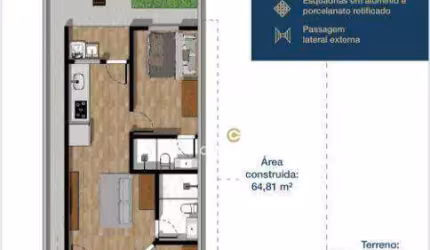 Casa à venda, 64 m² por R$ 320.000,00 - 14 de Novembro - Cascavel/PR