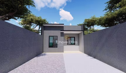 Casa com entrada parcelada - 2 dormitórios à venda, 50 m² por R$ 260.000 - Ecopark - Cascavel/PR