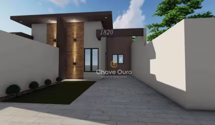 Casa com 3 dormitórios à venda, 67 m² por R$ 310.000,00 - Pinheirinho - Toledo/PR