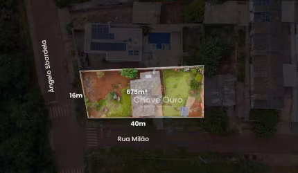 Terreno à venda, 666 m² por R$ 420.000,00 - Cascavel Velho - Cascavel/PR