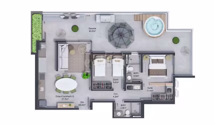 Apartamento com 2 quartos à venda na Avenida Marinheiro Max Schramm, 2701, Jardim Atlântico, Florianópolis por R$ 1.187.515