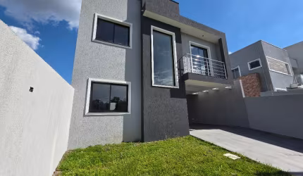 Sobrado novo - Santa felicidade 3 dorm c/ suíte