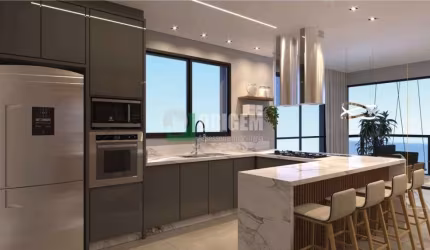 Apartamento com 3 suítes a uma quadra do mar em Piçarras.