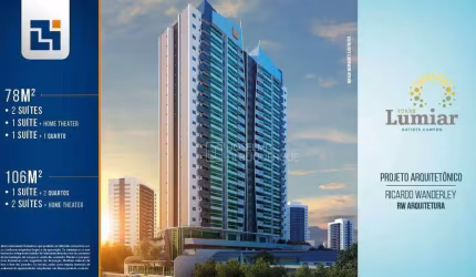 Torre Lumiar - Venda - Batista Campos - Apartamento com 2 quartos, 78 m² por R$ 799.676 - Belém/PA