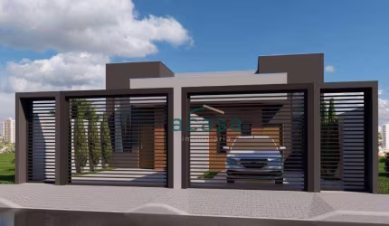 Casa com 1 suíte e 1 dormitório à venda, 60 m² por R$ 350.000 - Positano - Cascavel/PR