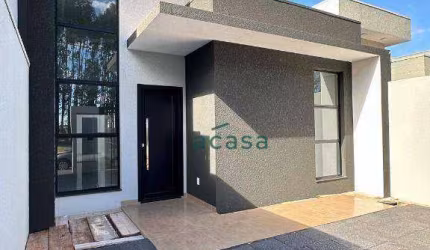 Casa com 1 suíte 2 dormitórios à venda, 90 m² por R$ 560.000 - Tropical III - Cascavel/PR