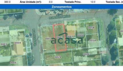 Terreno à venda, 360 m² por R$ 370.000,00 - Universitário - Cascavel/PR