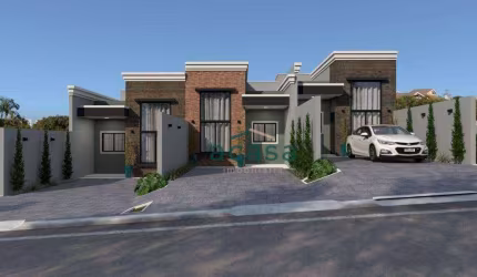 Casa com 1 suíte e 2 dormitórios à venda, 75 m² por R$ 335.000 - Lago Azul - Cascavel/PR