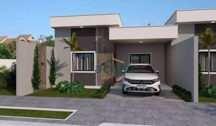 Casa com 2 dormitórios à venda, 70 m² - Ecopark - Cascavel/PR