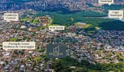 Apartamento com 1 dormitório 1 suíte à venda, 57 m²- Maria Luiza - Cascavel/PR