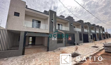 Sobrado com 1 suíte e 2 dormitórios à venda, 138 m²- Esmeralda - Cascavel/PR