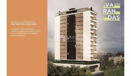 Cobertura à venda em Cascavel, Cancelli, com 3 quartos, com 103.92 m², Edifício Varandas
