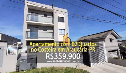 Apartamento com 2 dormitórios à venda, 46 m² por R$ 359.900,00 - Costeira - Araucária/PR