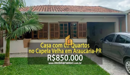 Casa com 2 dormitórios à venda, 170 m² por R$ 850.000,00 - Capela Velha - Araucária/PR