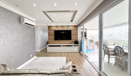 Belíssimo apartamento 100 m² com 3 dormitórios, 2 vagas, Varanda Gourmet, Chácara Inglesa, SP.
