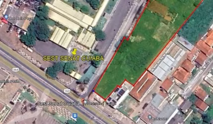 Vende-se Terreno Murado - na Av. Fernando Correa - Excelente Localização