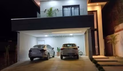 Casa com 4 quartos à venda na Rua João De Barros, 01, Condomínio Belvedere, Cuiabá, 289 m2 por R$ 2.300.000