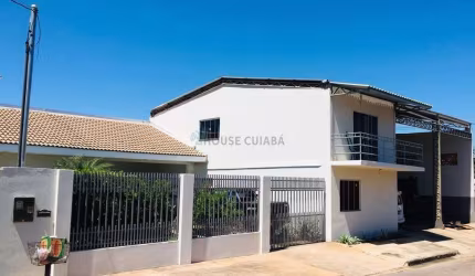 CASA COM PREDIO COMERCIAL A VENDA EM NOBRES - MT