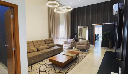 Vende/ Aluga Linda casa com 3 suítes - mobiliada - Condomínio Alphaville 2