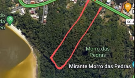 Area no Morro das Pedras em Florianópolis