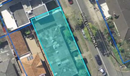 Terreno de esquina na Av. Silva Jardim - ZR4 com 519,25 m² á Venda - Batel - Curitiba/PR