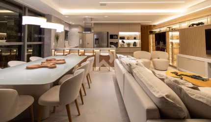 Apartamento 3 Quartos, 3 Suítes, Aluguel, 153 m², Mobiliado - Água Verde - Curitiba/PR