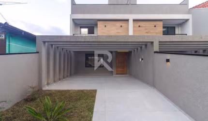 Casa Triplex com Jardim e Face Norte, 3 Quartos 4 Vagas à venda, 183 m² - Portão - Curitiba/PR
