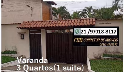 Casa em Condomínio para Venda em Cabo Frio, Braga, 3 dormitórios, 1 suíte, 4 banheiros, 1 vaga
