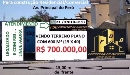 Residencial e Comercial para Venda em Cabo Frio, Peró