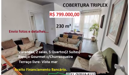 Apartamento para Venda em Cabo Frio, Braga, 5 dormitórios, 2 suítes, 4 banheiros, 1 vaga