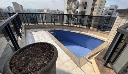 Cobertura duplex com 4 suítes 5 vagas a venda na Santa Cecília