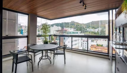 Apartamento 111 m² com 2 quartos, 2 suítes, 2 vagas, varanda gourmet, São Mateus, Juiz de Fora/MG