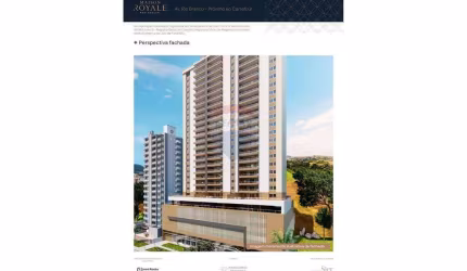 Apartamento Maison Royale,com 2 quartos,sendo 1 suíte.