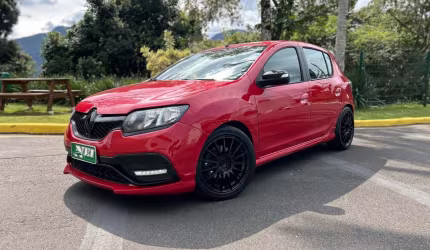 Renault sandero sport rs 2.0 flex 16v 5p  - vermelha - 2015/2016