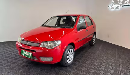 Fiat palio 1.0 economy fire flex 8v 4p  - vermelha - 2009/2010