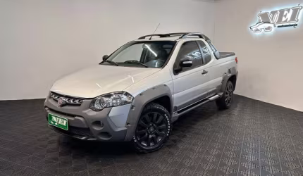 Fiat strada adv.1.8 16v  locker dual. flex ce  - prata - 2014/2015