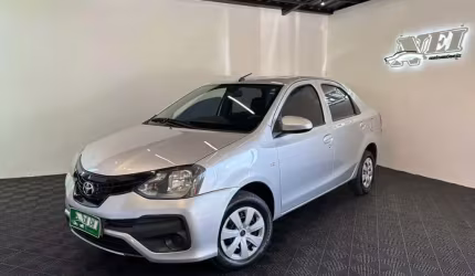 Toyota etios x sedan 1.5 flex 16v 4p mec.  - prata - 2019/2020