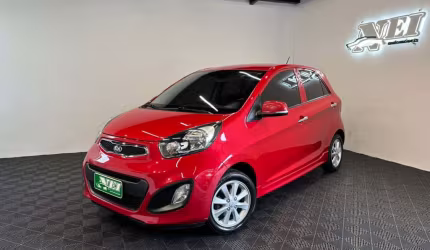 Kia picanto ex 1.1/1.0/ 1.0 flex aut.  - vermelha - 2013/2014